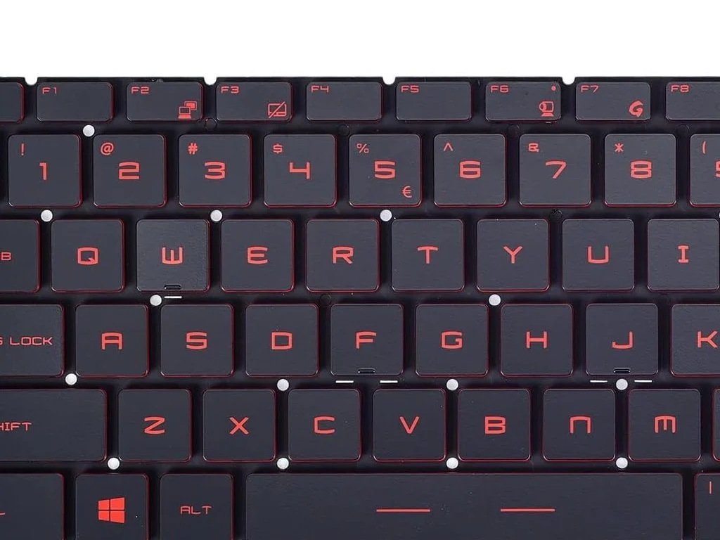 MSI GF63 Thin 9SX Klavye Işıklı Kırmızı Tuş