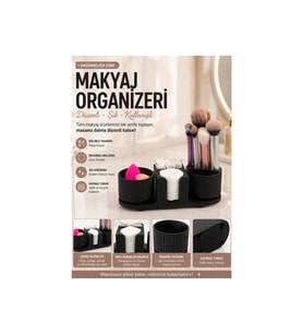 Geniş Bölmeli Şık ve Dayanıklı Makyaj Organizeri, Kozmetik Düzenleyici