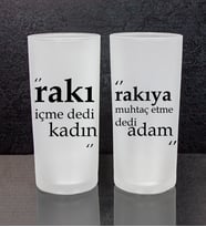 eJOYA Rakı Sözleri 2'li Rakı Bardağı 111488