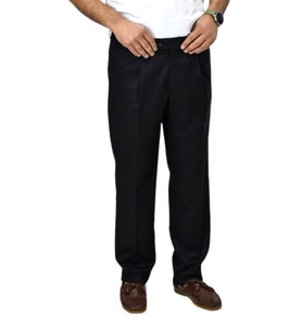Erkek Pileli Klasik  Kumaş Pantolon P1174 BGL-ST04410 (Siyah)