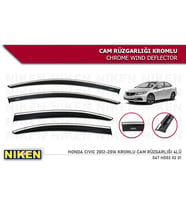 HONDA CİVİC 2012 2016 KROMLU CAM RÜZGARLIĞI NİKEN