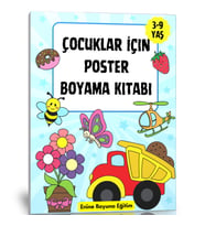 Çocuklar İçin Poster Boyama Kitabı