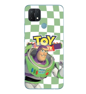 Oppo A15 / A15S Uyumlu Toy Story Buzz Desenli Şeffaf Telefon Kılıfı