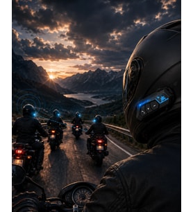 Motosiklet Kaskı İçin Bluetooth Kulaklık Hands Free Çağrı Özellikli