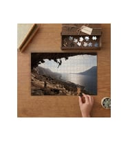 Kalymnos Adası Tasarımı 240 parça Ahşap Puzzle Ahşap Kutuda MP08029
