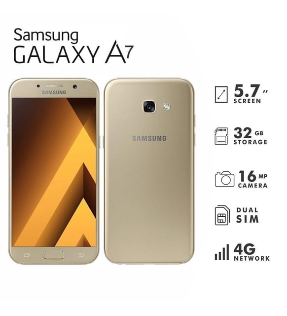 Samsung Galaxy A7 2017 GOLD 32 GB YENİLENMİŞ ÜRÜN