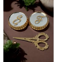 Sereno Gold Aynalı Yükselti ve Söz Makası Seti (Gold)