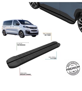 OPEL VIVARO B KISA ŞASE 2017 2018 2019 2020 2021 2022 2023 2024 2025 2026 SLN SİYAH YAN BASAMAK