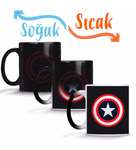 Escudo America Sihirli Kupa Bardak Porselen