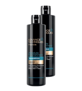 Avon Advance Techniques Argan Yağı İçeren Besleyici Şampuan 400 Ml. İkili Set