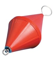 Moor. Buoy Bi-Con. w/Foam  St.Rod Ø320x660mm Orange