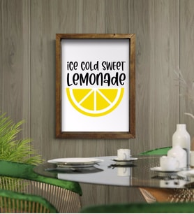 BK Gift Cafe & Bar & Restaurant Konseptli Doğal Masif Ahşap Çerçeveli Tablo-2