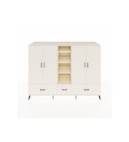 Kronos Dolap 12 Raflı 3 Çekmeceli 4 Kapaklı 220x59x163 Aytaşı-Aytaşı