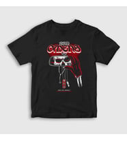 Presmono Unisex Çocuk Siyah Driver Rock Müzik Bad Omens T-Shirt 489932tt