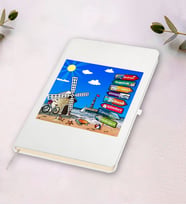 Bodrum Tasarımlı Beyaz Defter