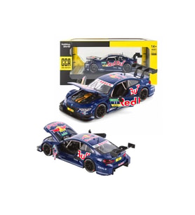 BMW M4 DTM Red Bull Livery Metal Model Araba 1:24 Sesli Işıklı Açılır Kapılı