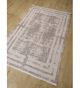 GABARDİN HALI ALESSA 8003 KREM BEJ MODERN SALON HALISI 160X230 CM