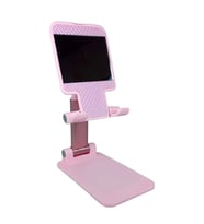 Masa Üstü Telefon Ve Tablet Tutucu Aynalı Pembe Renk