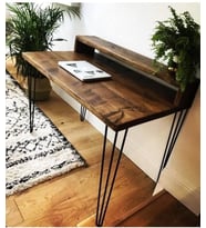 AHŞAP METAL AYAKLI ÇALIŞMA MASASI.