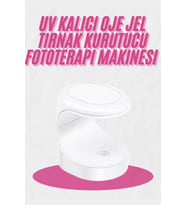 Kalıcı Oje Kurutucu Mini UV Işınlı Taşınabilir Hızlı ve Pratik Oje Kurutucu
