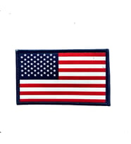 AMERİKA Bayrak Peç 11cm x 7 cm Arkası Cırtlı  - Arma -  Patch