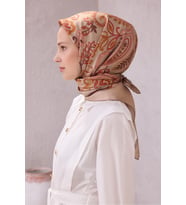 Belli % 100 Twill İpek Eşarp 4207D 03