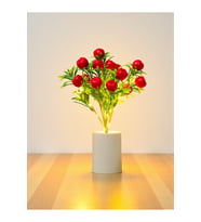 Kişiye Özel Işıklı Elma Ağacı Tasarımlı Dekoratif Gece Lambası 30 cm x 7,5 cm