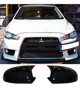 Mitsubishi Lancer Batman Yarasa Ayna Kapağı Piona Black ABS 2008-2013