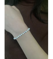 925 ayar papatya silver incili bileklik.rose.gold.rodaj.