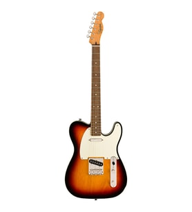 Squier 0374040500 Classic Vibe '60s Custom Telecaster Elektro Gitar (3-Color Sunburst) Çift Binding Gövde Laurel Klavye ve Zarif Sunburst