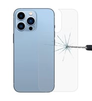 Ally iPhone 13 Pro Max 6.7 Tempered Şeffaf Arka Cam Koruyucu-(5775) - SSSSSS7286-5192