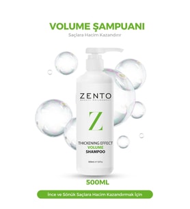 Zento Thıckenıng Effect Volume Şampuan 500 ml 8680671060835