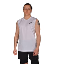 Joma Sprint-Beyaz Pamuklu Kolsuz Erkek Tshirt - 4231114