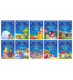 1.ve 2.Sınıflar İçin Resimli Dünya Klasikleri 3 (10 Kitap)+ Kitap Okuma Not Defteri (Karışık)