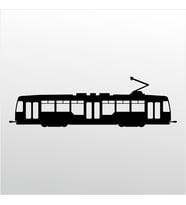 Folyo Sticker Tramvay 60cm Uzunluk (Karışık)