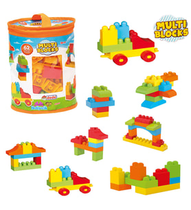 Eğitici ve Yaratıcı Multi Bloklor Lego Seti 62 Parça