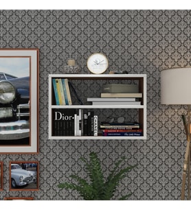 Kenzlife kitaplık nihan 040*060*20 cvz duvar rafı
