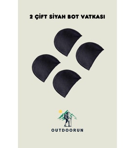 2 Çift Sİyah Bot Vatkası