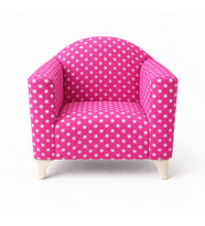Fuşya Puantiyeli Ayaklı Çocuk Koltuğu (Fuşya-Pembe)