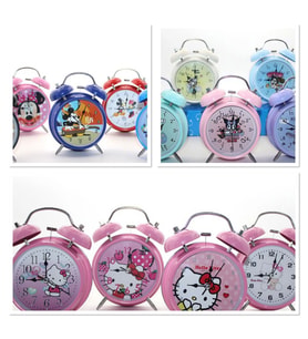 Kuromi,hello Kitty,mickey Mouse Masa Üstü Çalar Saat Alk3068