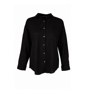 Trender 16-5037 Siyah Kadın Gömlek 26YW29000008