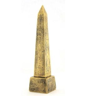 Antik Mısır Dikilitaş Obeliks Biblo (Bronz)