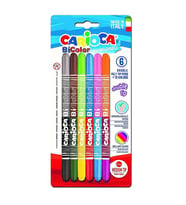 Carioca Çift Renkli Süper Yıkanabilir Keçeli Kalem 12 Renk 42269