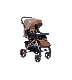 4 Baby Active Plus Çift Yönlü Bebek Arabası (Kahverengi)