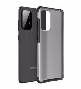 Microsonic Samsung Galaxy A52s Kılıf Frosted Frame Siyah