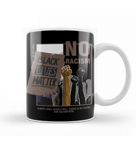 Black Lives Matter Black History Month Kupa Bardak Porselen