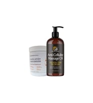 Anti-Cellulite Massage Oil 240 ml Masaj Yağı + Smarter Curcumin FatBurner Masaj Kremi 130 gr