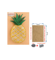 İp Sanatı Dikkat Geliştirici el becerisi Çocuk Montessori Eğitimi Filografi Hazır Set Ananas