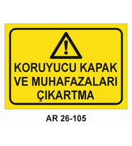 İŞ GÜVENLİĞİ UYARI LEVHASI 1 ADET PVC 21 X 29CM