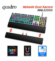 QUADRO MAG Z2000 Q Türkçe USB RGB Mekanik Gaming Klavye